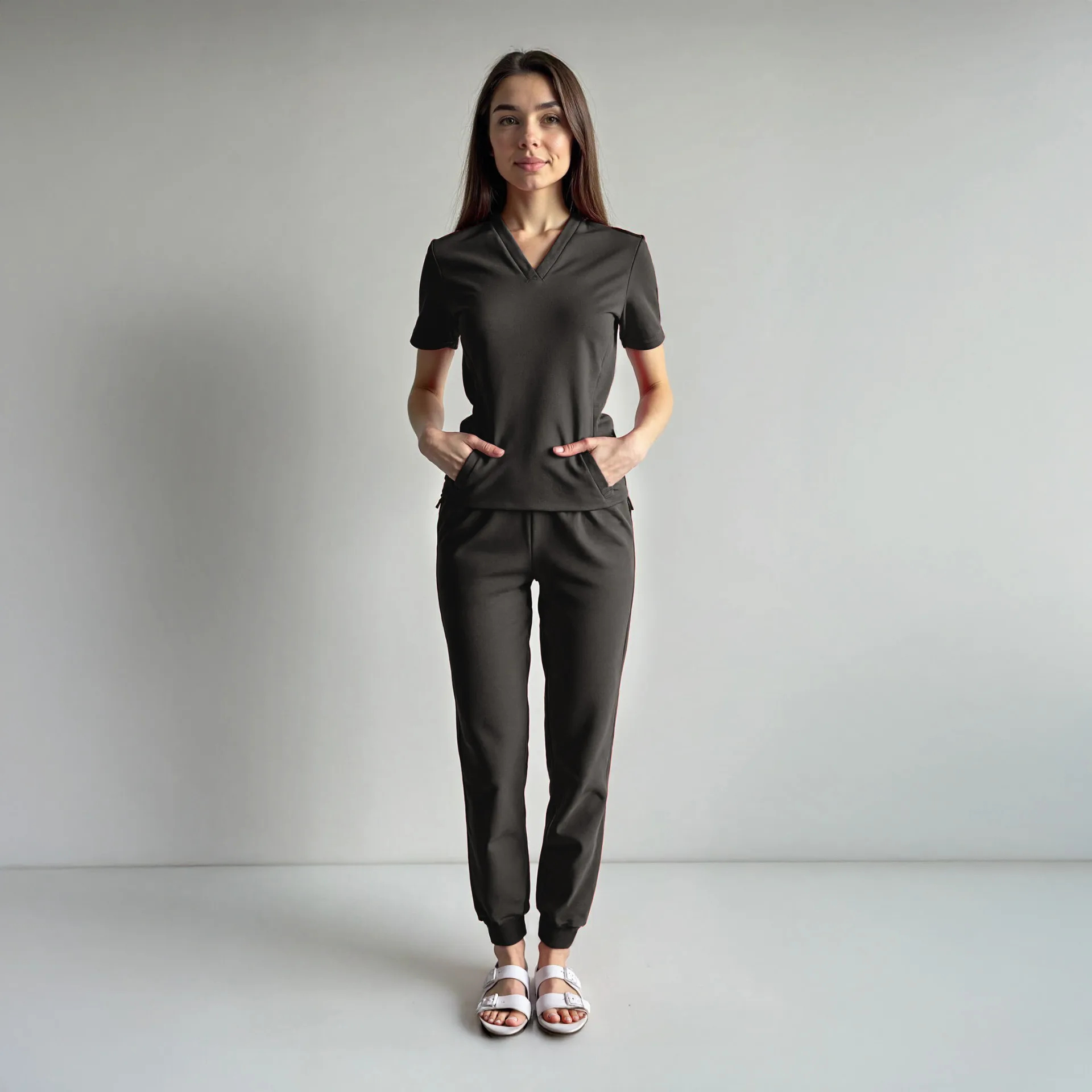 czarny-komplet-medyczny-bawelna-uniform-scrubs-3