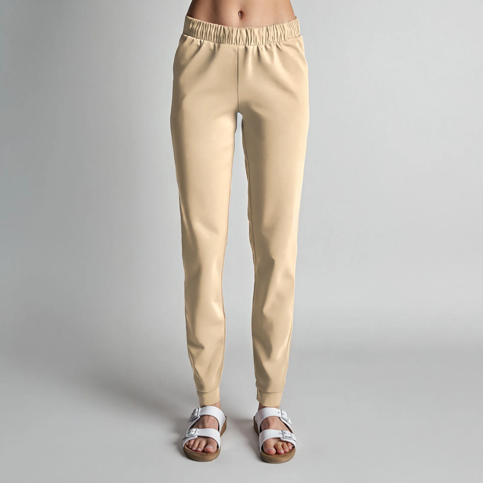 ecru-spodnie-medyczne-z-kieszeniami-z-bawelny-2