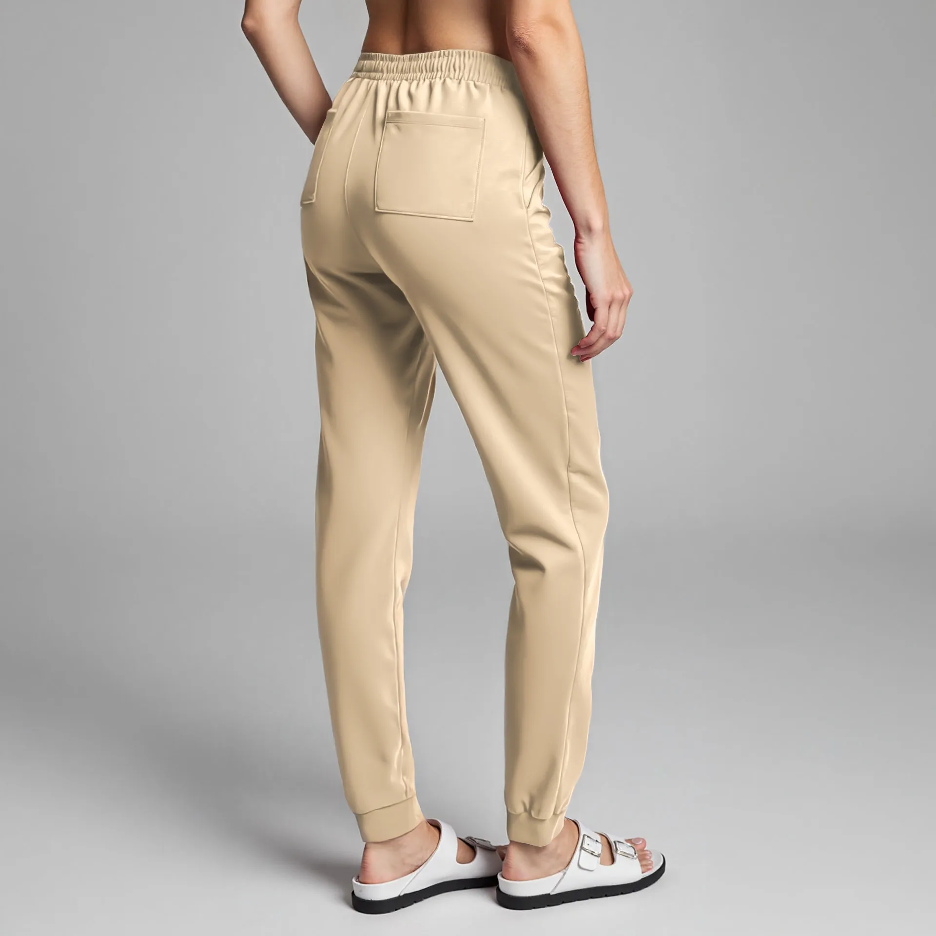 ecru-spodnie-medyczne-z-kieszeniami-z-bawelny