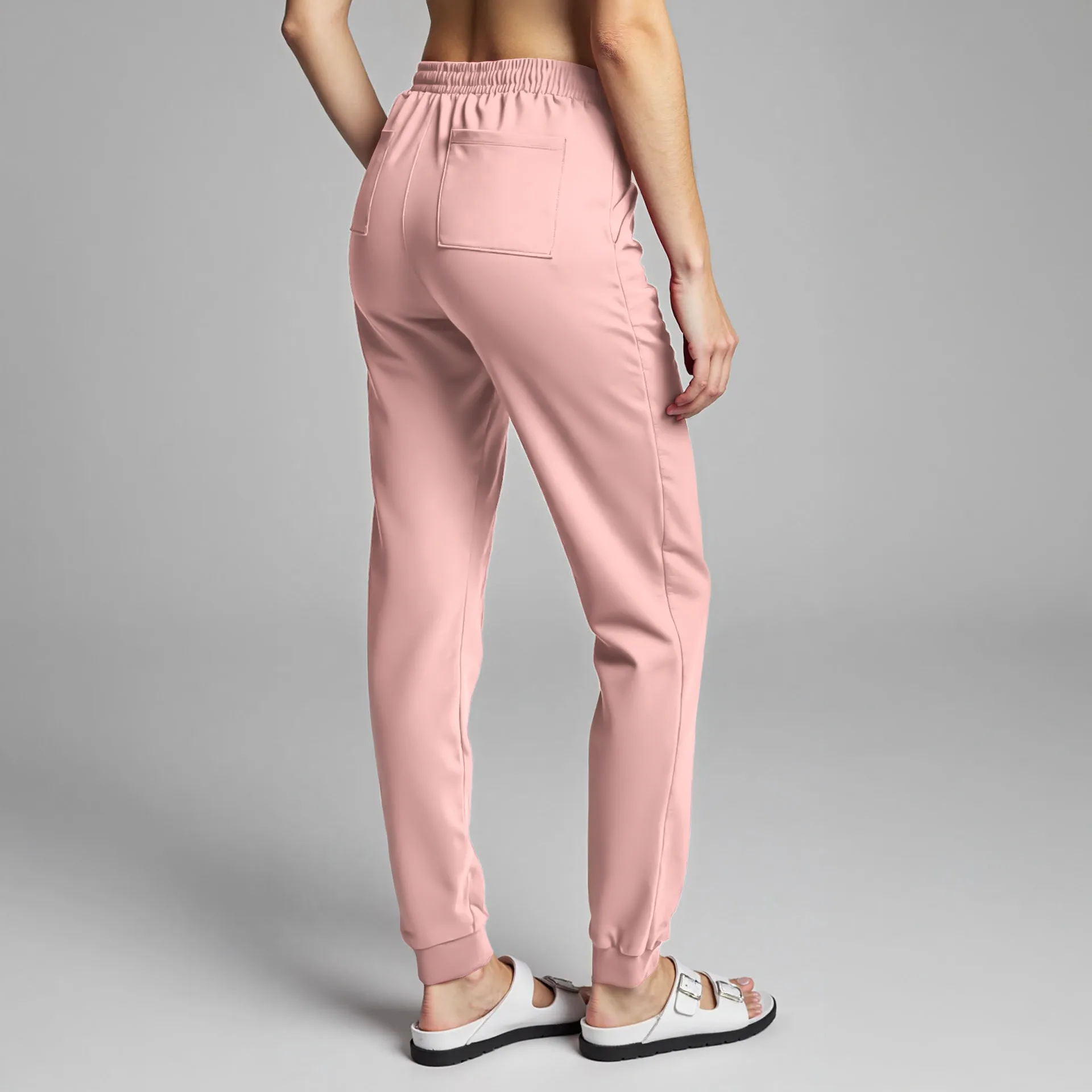 jasnorozowe-spodnie-medyczne-z-kieszeniami-z-bawelny