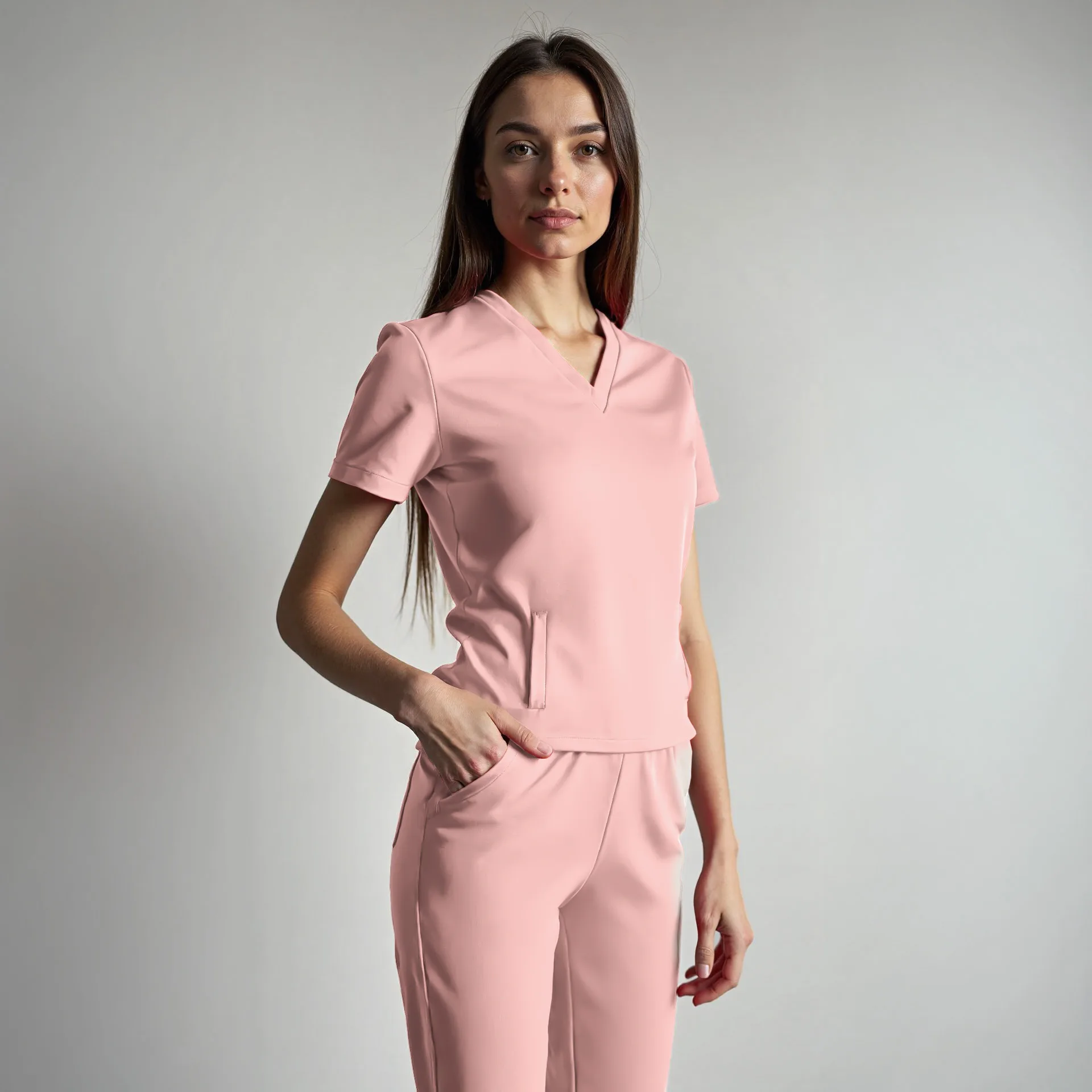 jasnorozowy-komplet-medyczny-bawelna-uniform-scrubs-2