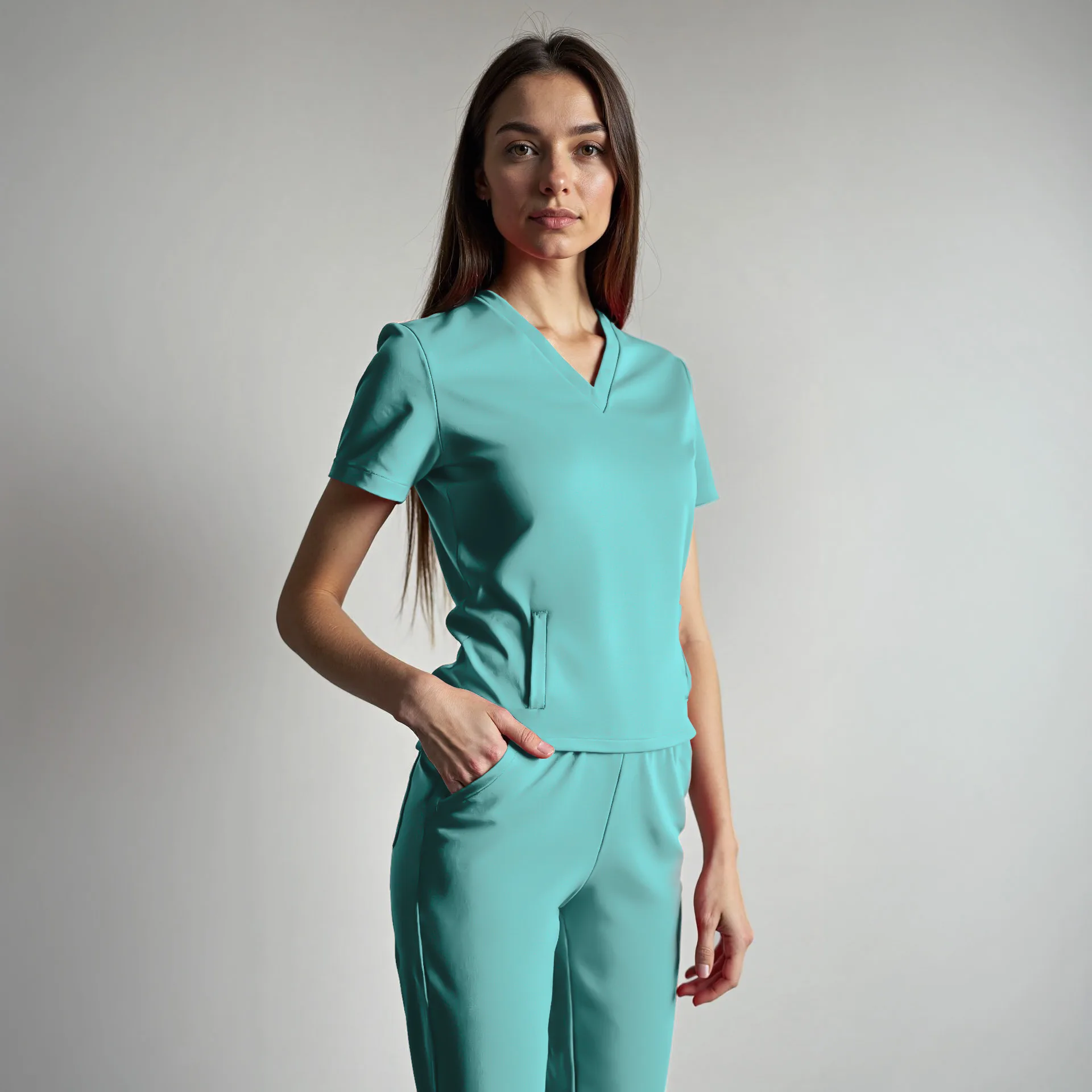 mietowy-komplet-medyczny-bawelna-uniform-scrubs-2