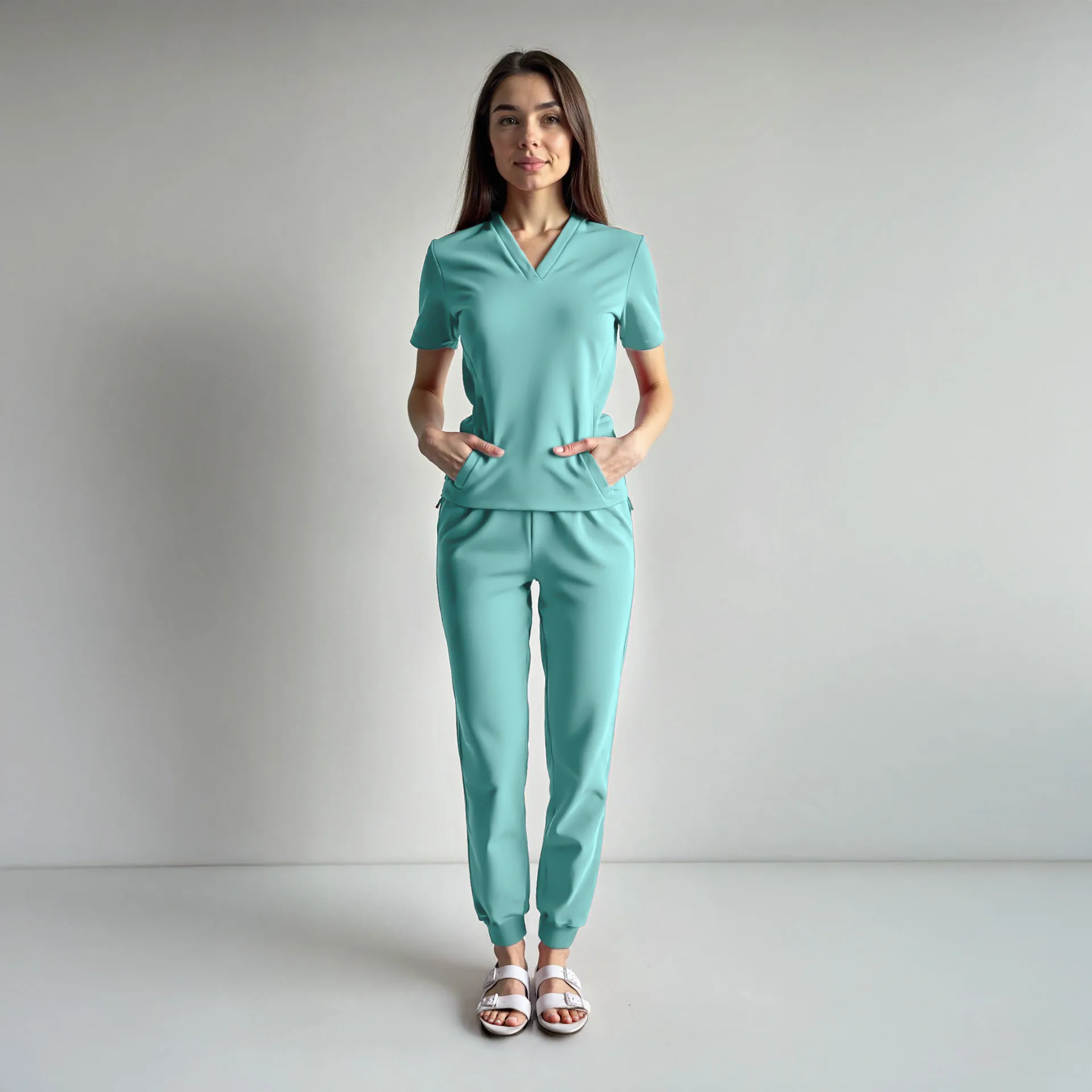 mietowy-komplet-medyczny-bawelna-uniform-scrubs-3